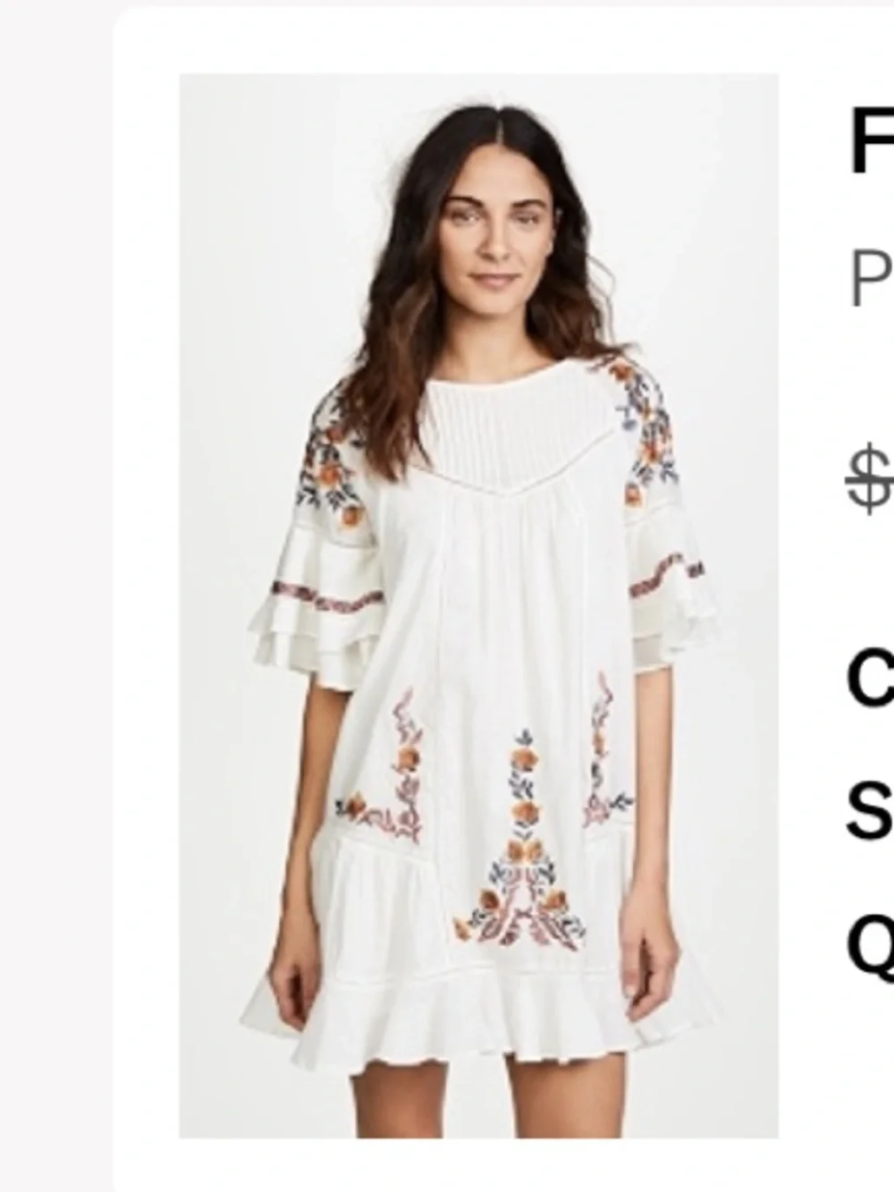 Free People Pavlo Mini Dress